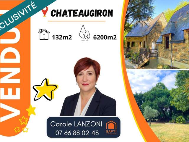CHATEAUGIRON - MAISON DE CARACTERE 132 M²  PARC 6 000M² — photo du bien