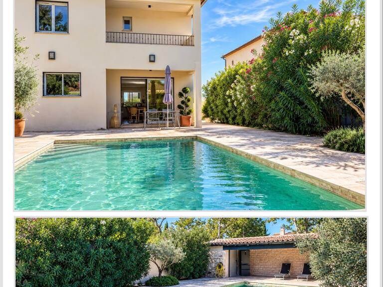 À 20 mn pied du centre d’Uzès, une villa récente aux beaux volumes, avec piscine et prestations de confort. — photo 1
