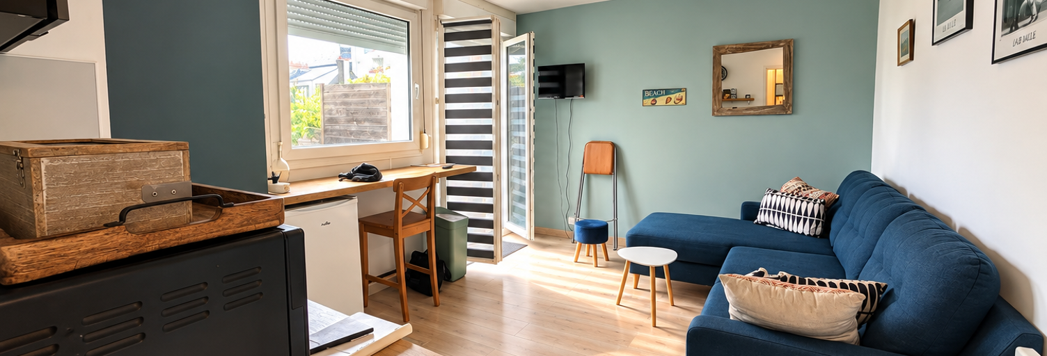 Appartement 1 Pièce 19 m² à vendre à Saint-Nazaire (44600)