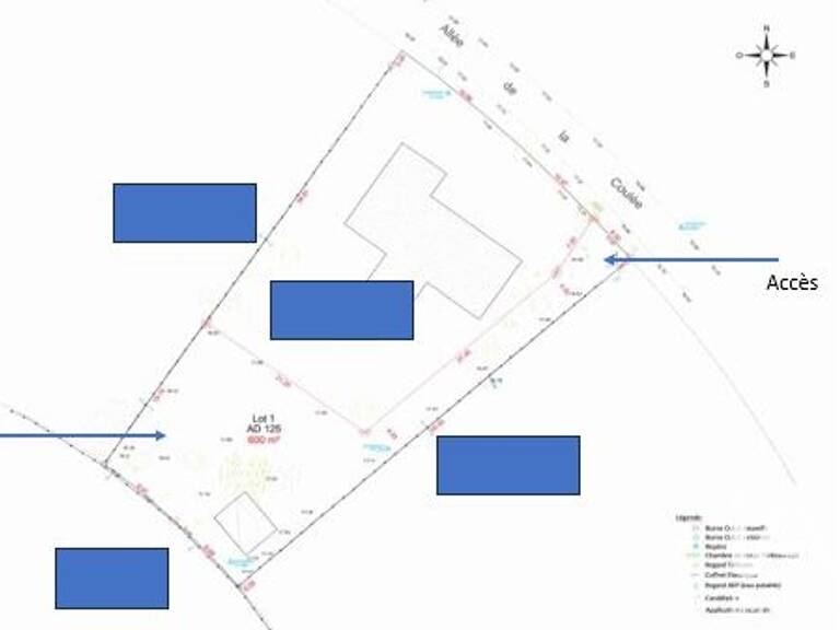 Vente Terrain à bâtir 600 m&sup2; — photo 1