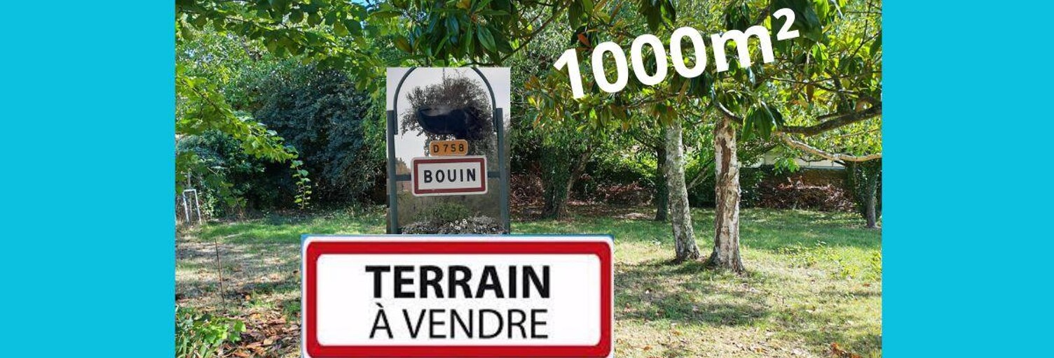 Terrain  1000 m² à vendre à Bouin (85230)