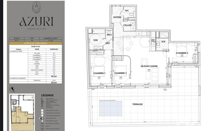 Vente Appartement 4 pièces — photo 5
