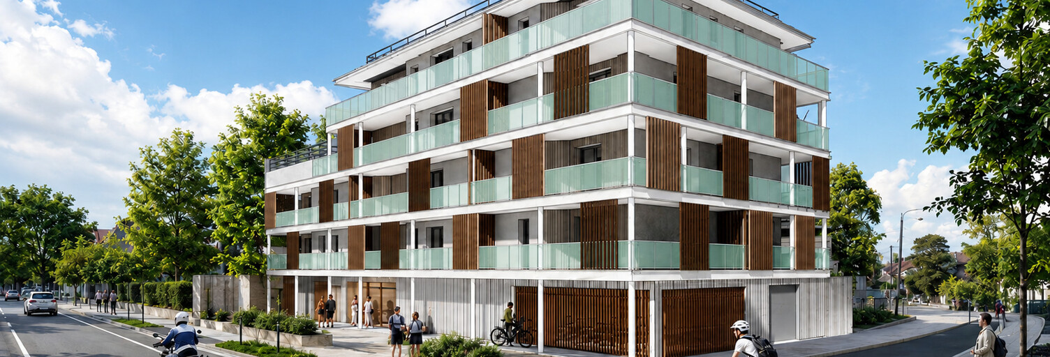 Appartement neuf T2, T3 Pièce 39 à 52 m² à vendre à Grenoble (38000)