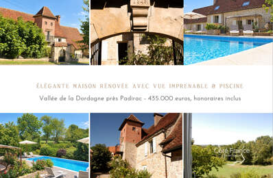 Belle maison en pierre rénovée avec piscine chauffée et char — photo du bien