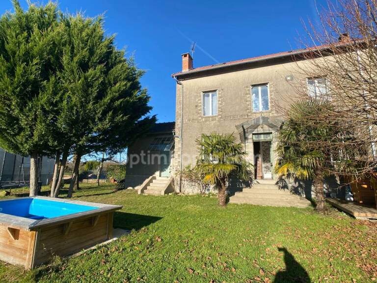 Belle maison en pierre de 4 chambres avec jardin de 515 m2 plat et puits — photo 1