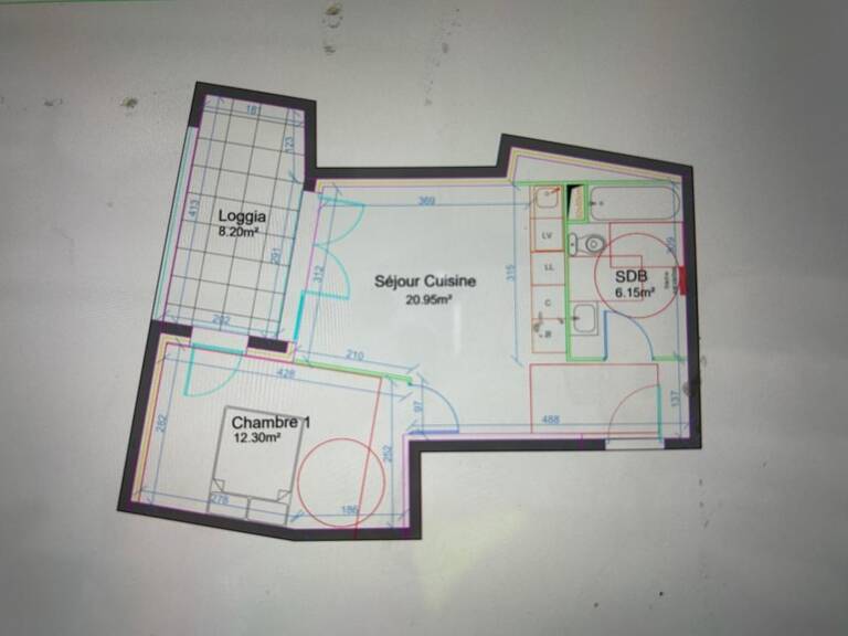 Appartement T2 gare à pied — photo 1