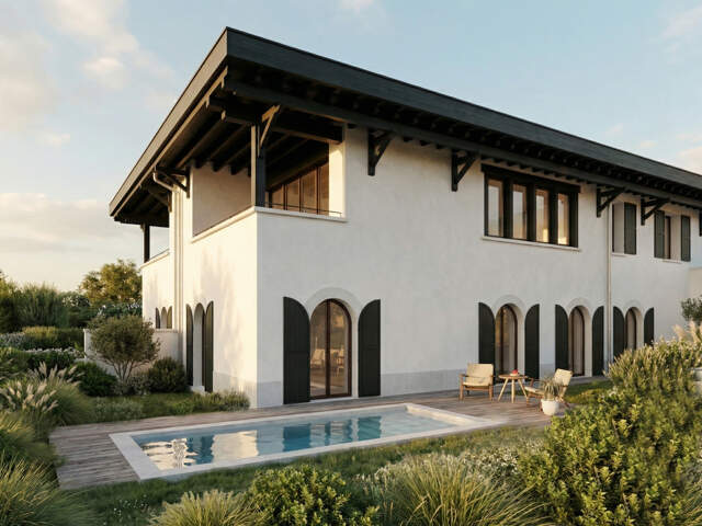 VILLA NEUVE T5 — 151,75 M² — JARDIN & TERRASSES — SAINT-JEAN-DE-LUZ SAINTE-BARBE — photo du bien