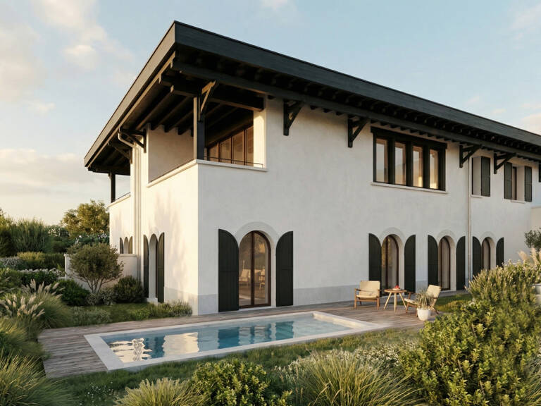 VILLA NEUVE T5 — 151,75 M² — JARDIN & TERRASSES — SAINT-JEAN-DE-LUZ SAINTE-BARBE — photo 1