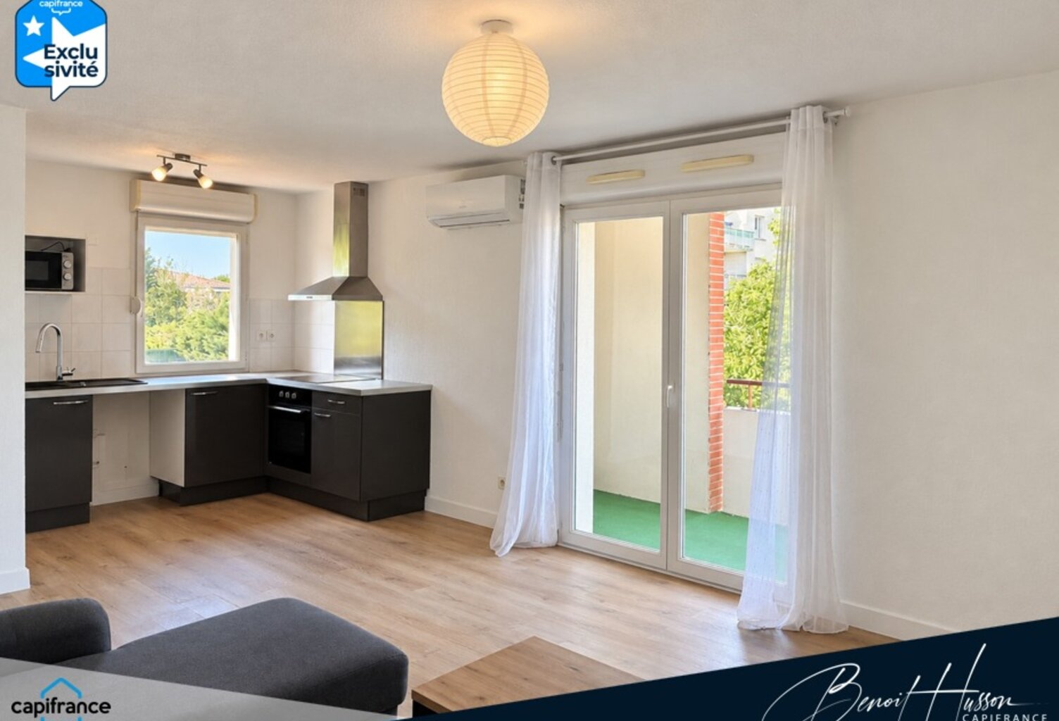 Appartement T2 de 43.60m² avec terrasse couverte et 1 place de parking — photo 1
