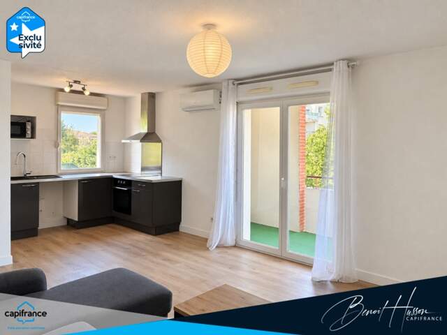 Appartement T2 de 43.60m² avec terrasse couverte et 1 place de parking — photo du bien