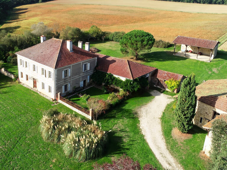 Propriété à vendre 9 pièces RIGUEPEU (32) - 315 m2 - 1,9 hectares — photo 1
