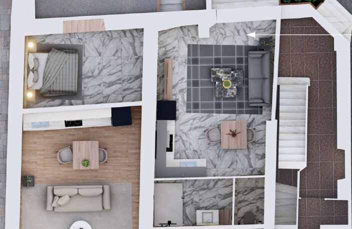 Appartement Laval 2 pièce(s) 41 m2 — photo 2
