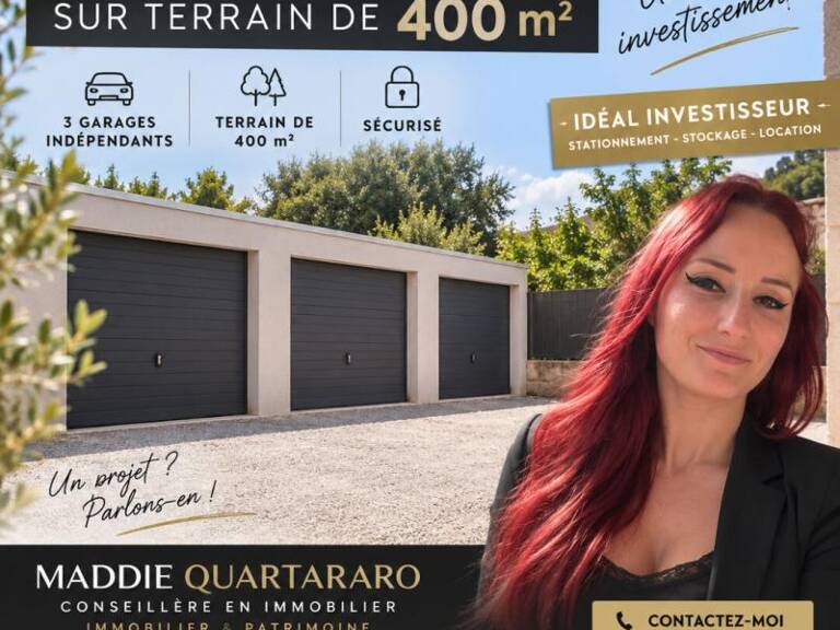 Lot de 3 garages sur terrain de 539m2 emplacement 1er choix — photo 1