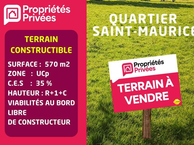 Terrain constructible 570 m2 - Quartier Saint-Maurice - Amiens — photo du bien