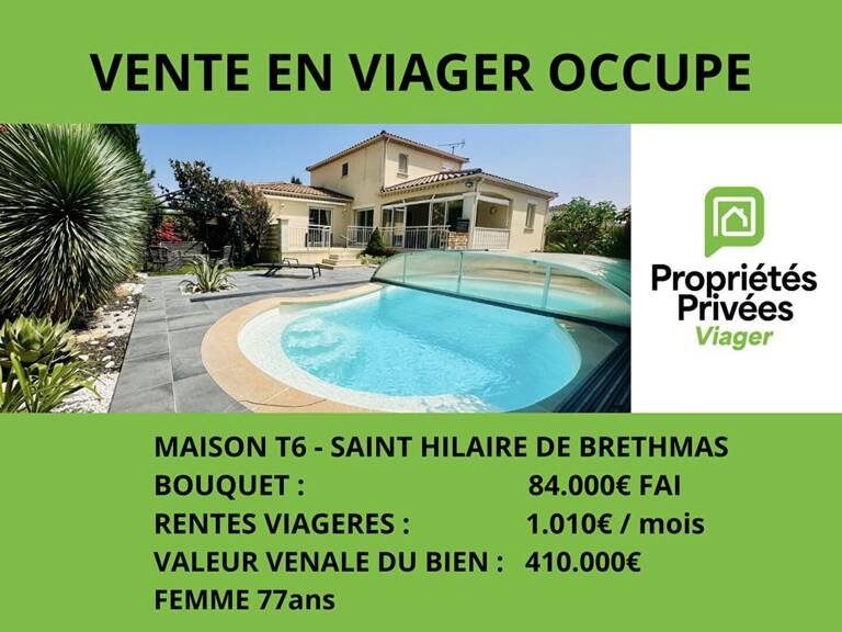 Viager occupé - Villa Saint-Hilaire-de-Brethmas — photo 1