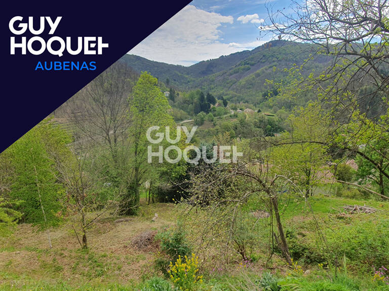 Terrain constructible de 1270m² à Antraigues sur Volane — photo 1