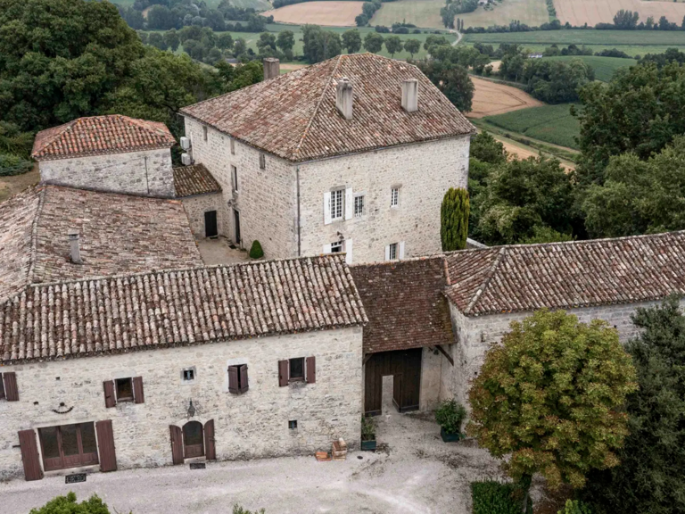 Quercy Blanc - Elégant château restauré au cœur de son parc — photo 1