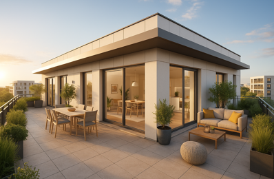 TERRASSE DE 50 M2 EN ATTIQUE ! — photo du bien