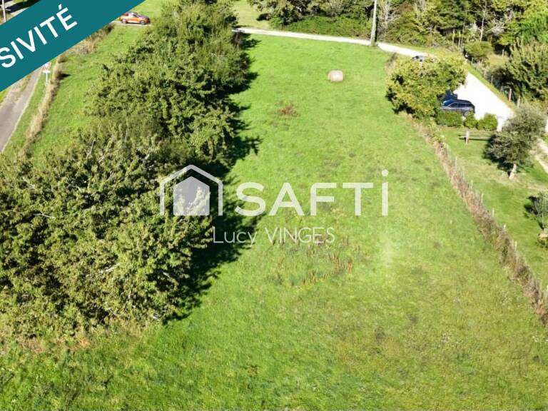 Beau Terrain à bâtir, plat avec vue dégagée — photo 1