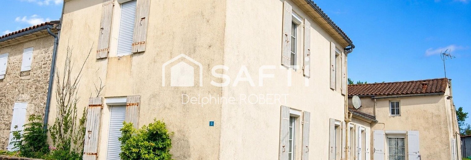 Maison 4 Pièces 122 m² à vendre à Beurlay (17250)