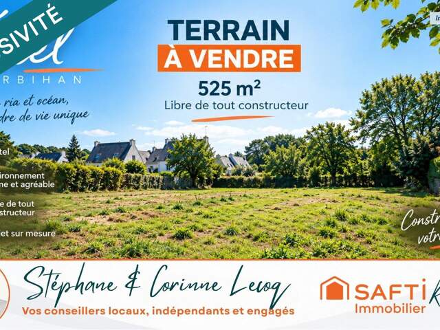 Terrain à bâtir de 525 m² à Étel  Pré-commercialisation — photo du bien