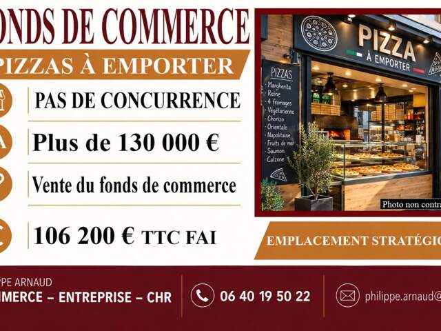 Pizzeria à emporter — photo du bien
