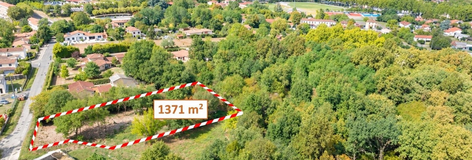 Terrain  1371 m² à vendre à Eauze (32800)