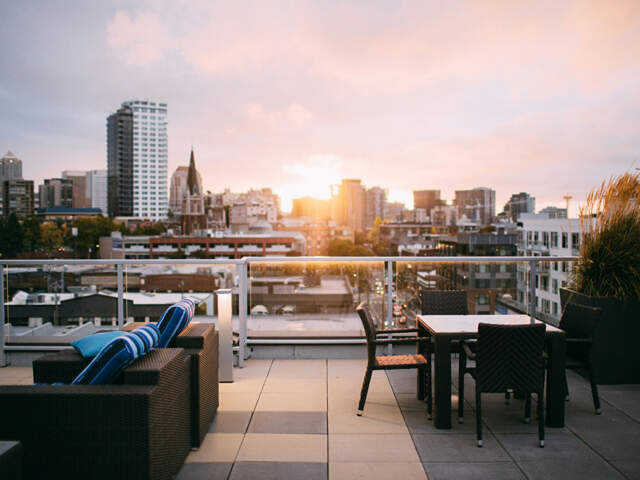 T2  avec grande terrasse — photo du bien