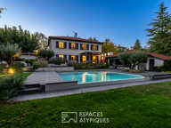 Maison contemporaine avec piscine à l'abri des regards et une vue dégagée — photo 4