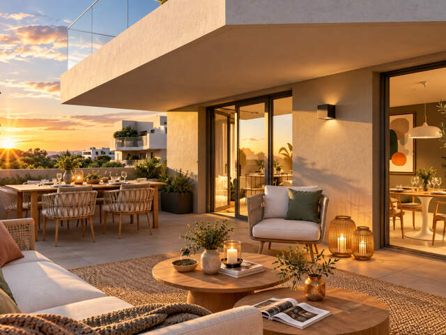 CASTELNAU LE LEZ / Exceptionnel T4 en dernier étage avec 103 m² de terrasses aux portes du Domaine de Verchant — photo du bien