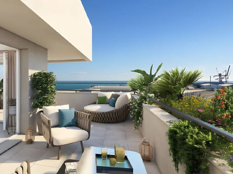 SETE ROOFTOP VUE MER T4 100 M² AVEC 60 m² DE TERRASSE HORIZON MER — photo 1