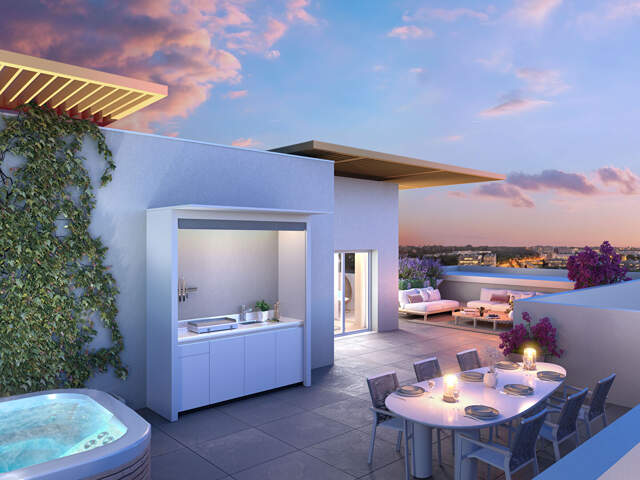 Appartement T4 d'exception en dernier étage avec spa — photo du bien