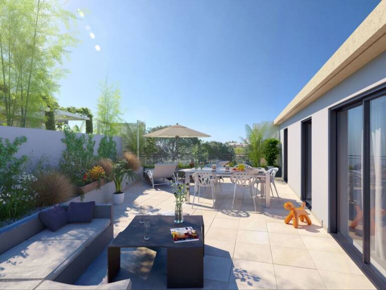 LUNEL GARE DERNIER ETAGE T3 66 M² AVEC 13 M² DE TERRASSE — photo 1