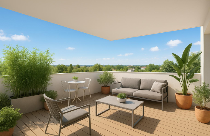 NIMES 5min CV 3 PIECES 64M² + 9M² DE TERRASSE — photo 2
