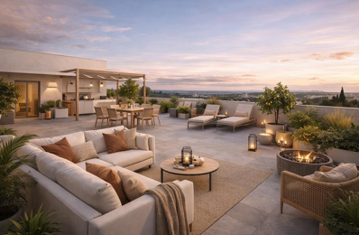 MONTPELLIER NORD T5 DE 120M2 AVEC 60M2 DE TERRASSE — photo du bien