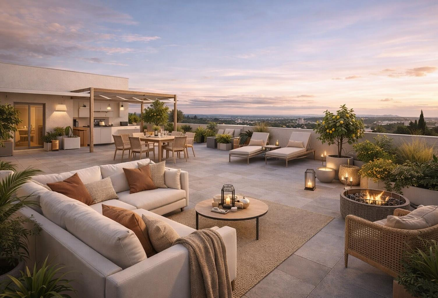MONTPELLIER NORD T5 DE 120M2 AVEC 60M2 DE TERRASSE — photo 1