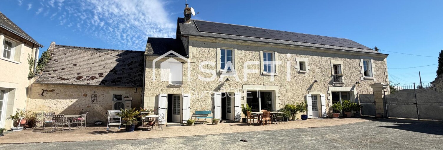 Maison 7 Pièces 230 m² à vendre à Beaumont-en-Véron (37420)