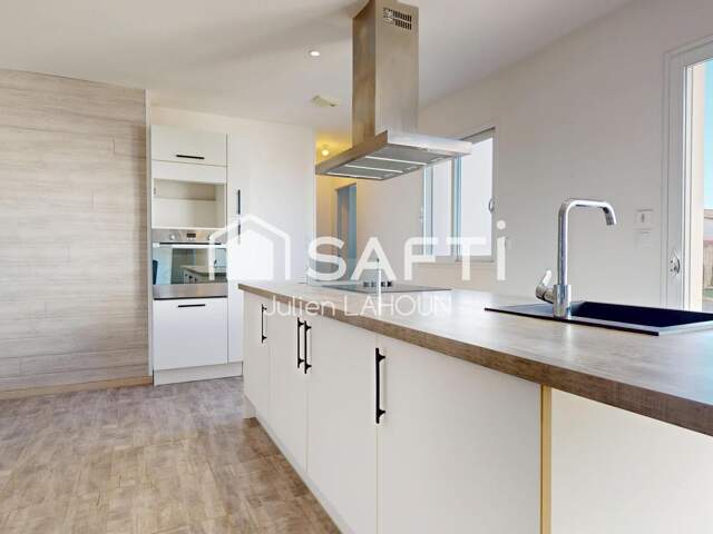 Maison plain-pied 98 m²  3 chambres  Terrain  Garage — photo du bien