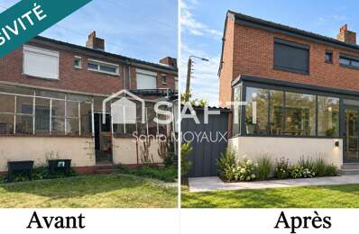 Beau potentiel !! 3 chambres / jardin /double garage — photo du bien