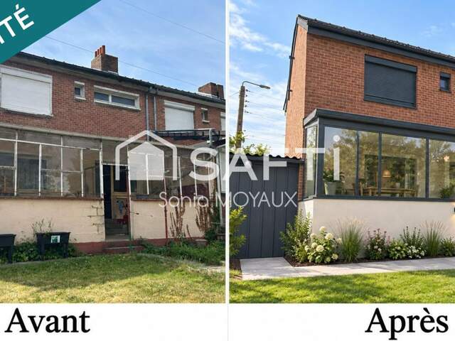 Beau potentiel !! 3 chambres / jardin /double garage — photo du bien
