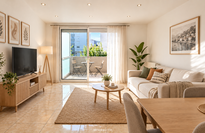 Appartement T4 de 70 m2, avec terrasse et place de parking , quartier Capouchiné — photo 2