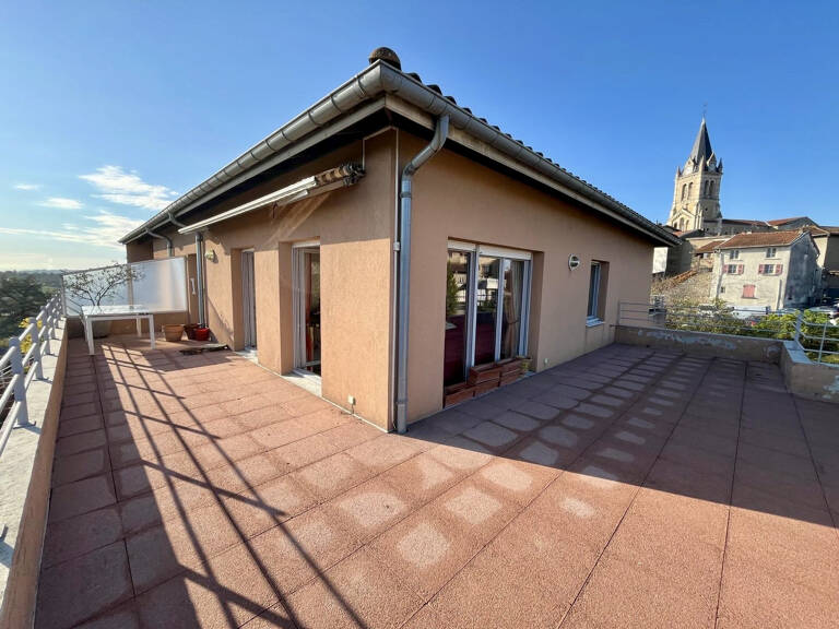 VENTE 69570 DARDILLY APPARTEMENT T4 128 m2 DERNIER ETAGE , 70 m2 de terrasses, deux garages et une cave — photo 1