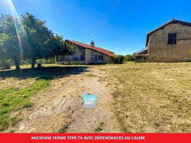 Ferme landaise en pierres 116m² - Dépendance + chai - Terrain — photo du bien