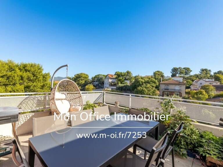 Référence : 7253-MCO - Dernier étage Appartement 3 pièces terrasse et place de parking privative en sous sol — photo 1