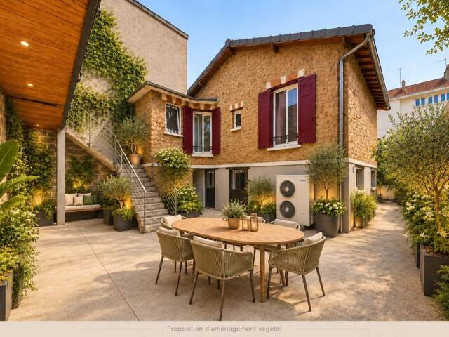 VITRY SUR SEINE (94) - MAISON - 4 PIECES - BATIMENT ANNEXE - ACTIVITE COMMERCIALE POSSIBLE — photo du bien