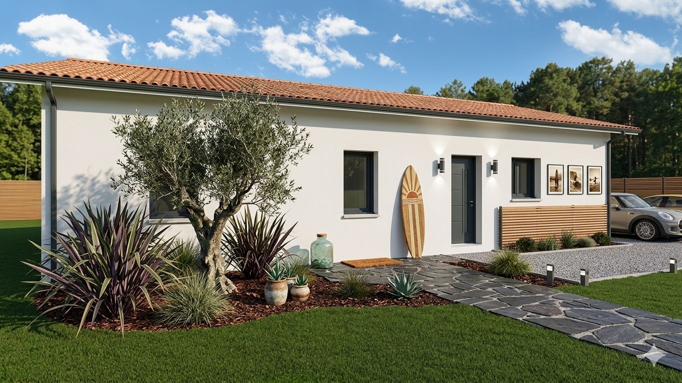 Projet de construction d'une maison 90 m² avec terrain à SAINT-MAURICE-SUR-ADOUR (40)