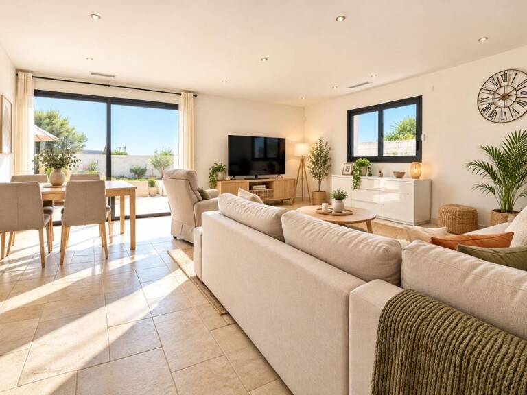 FOS-SUR-MER — SUPERBE PROPRIÉTÉ CONTEMPORAINE AVEC PISCINE, T2 INDÉPENDANT ET LOCAL COMMERCIAL LOUÉ — photo 1