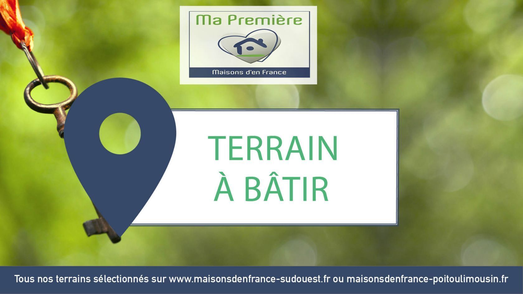 Terrain à bâtir de 448 m² à NAUJAN-ET-POSTIAC (33)