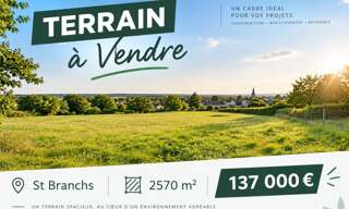 Terrain  2750 m² à vendre à Saint-Branchs (37320)