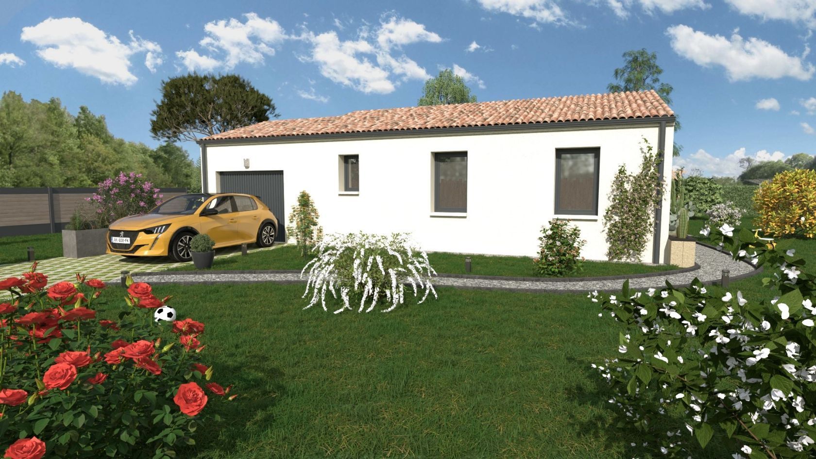 Projet de construction d'une maison 62 m² avec terrain à SAINT-PARDOUX (63)